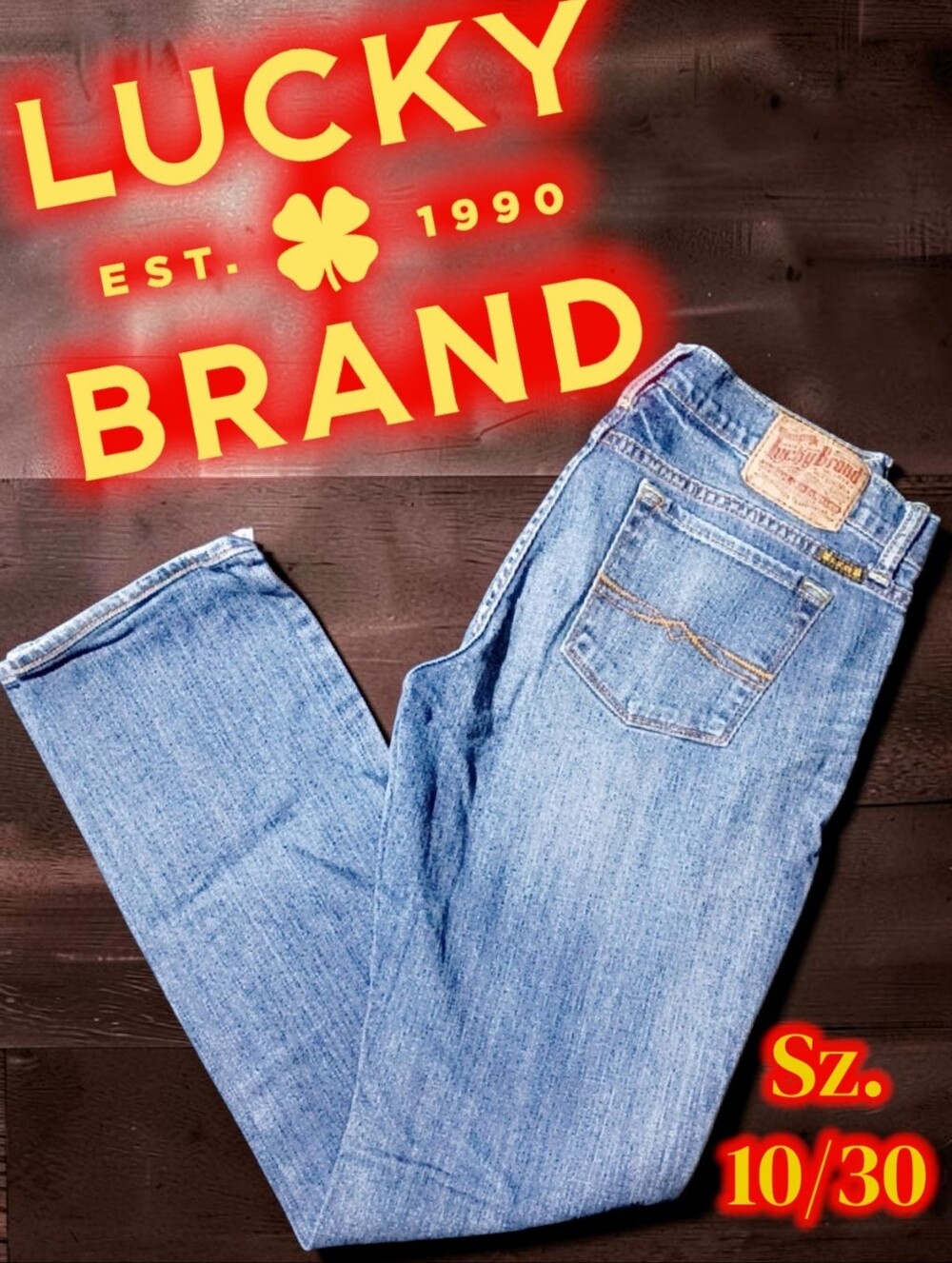VTG Lucky Brand Y2K Zoe Straight Jeans Sz.10/30